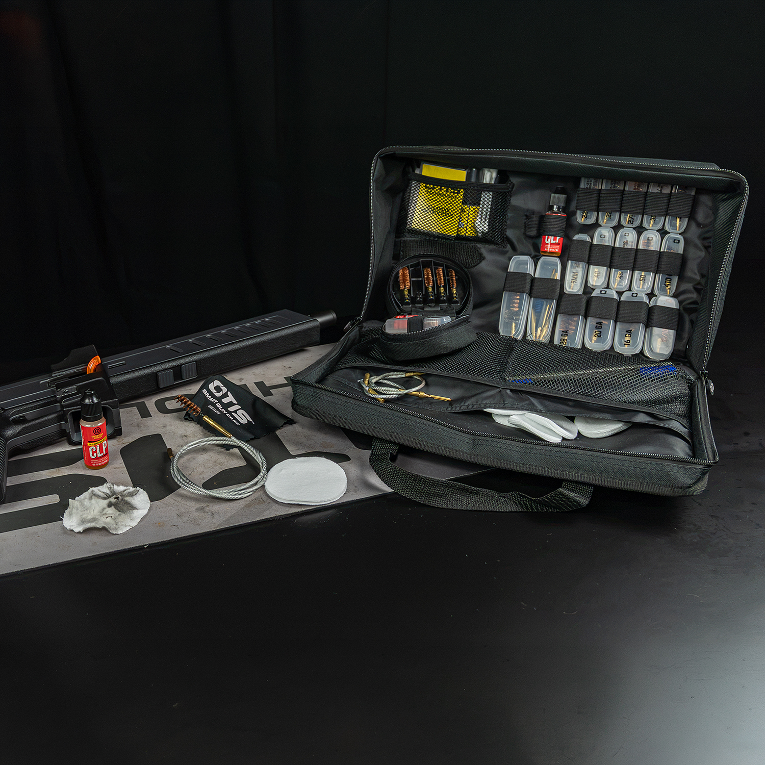 cleaning with the Otis Elite universal gun cleaning kit