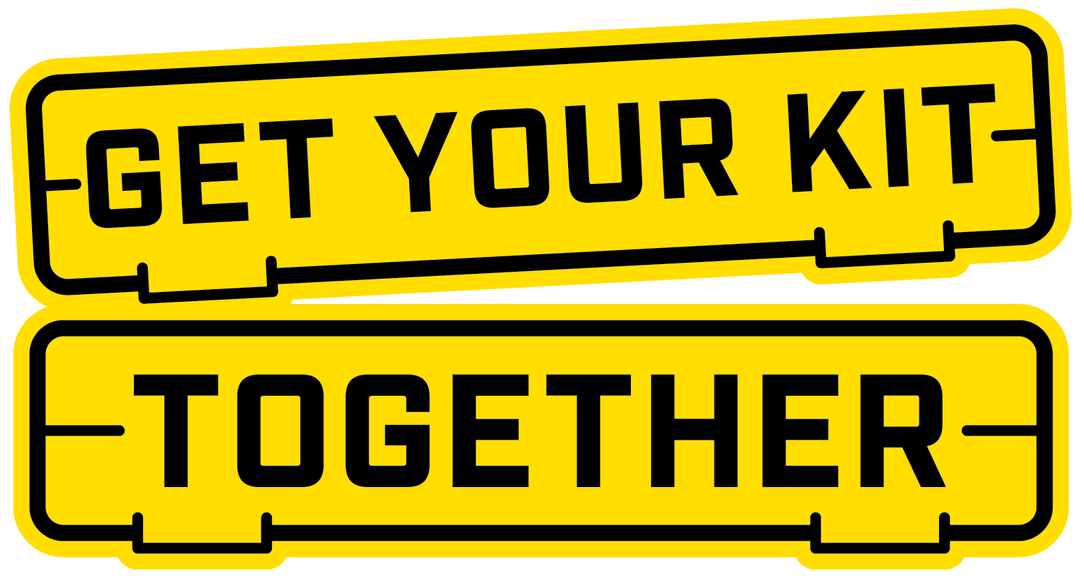 Otis FLEX System slogan logo "Get Your Kit Together" referring to gun cleaning organization sytems that are made in the USA