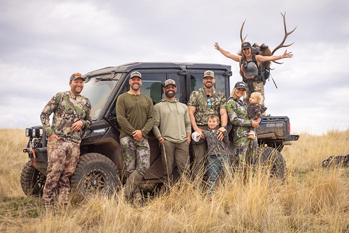 Otis Technology Ambassador Kristy Lee Cook and Lee Orr on an Elk Hunt with Hannah Barron and others in Hell's Canyon